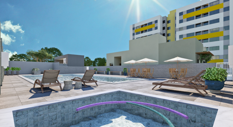 Imagem da piscina do Grand Patio Residence I
